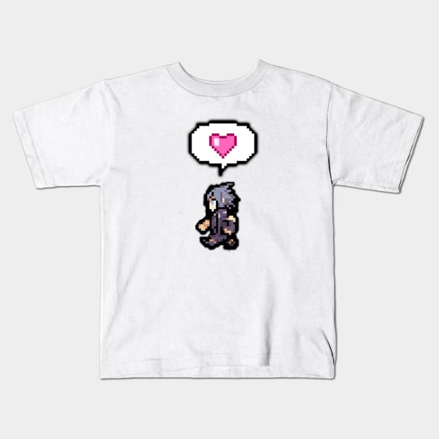 Only Pixel Noctis Kids T-Shirt by LadyTsundere